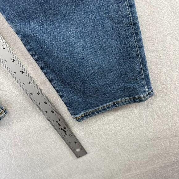 J Crew Jeans Men's 33x32 Blue 484 Denim Slim Fit Stretch Medium Wash Casual NEW - Picture 5 of 9